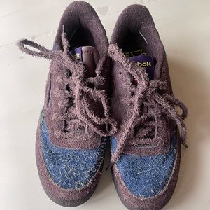RARE Reebok Club C Revenge Brain Dead Purple Abyss 2022 Retro Shoes M5/W7
